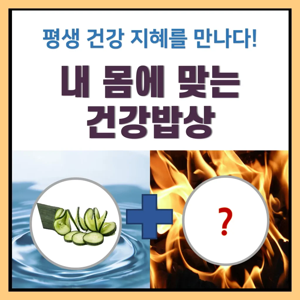 내 몸에 맞는 건강밥상 배너